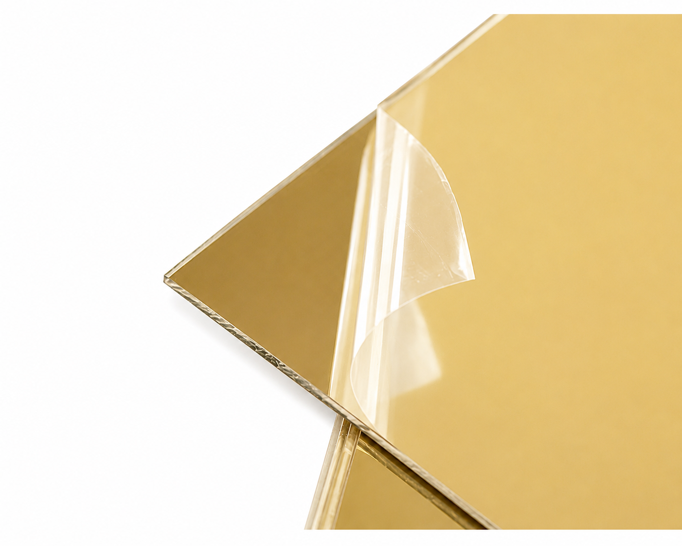 Gold Acrylic Mirror Sheet