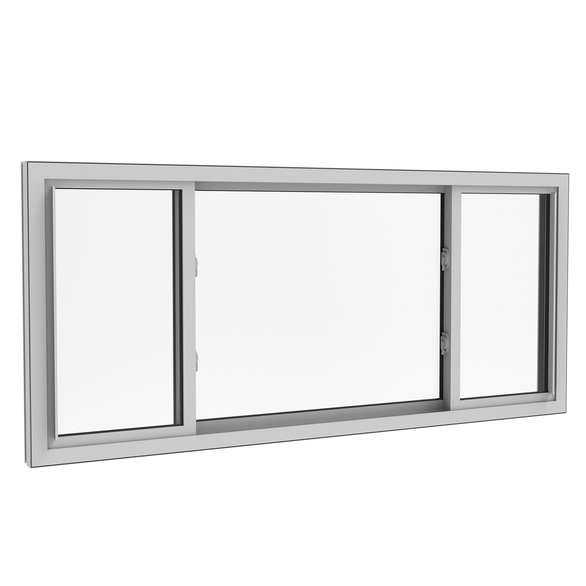 Vinyl 3-Lite Sliding Window