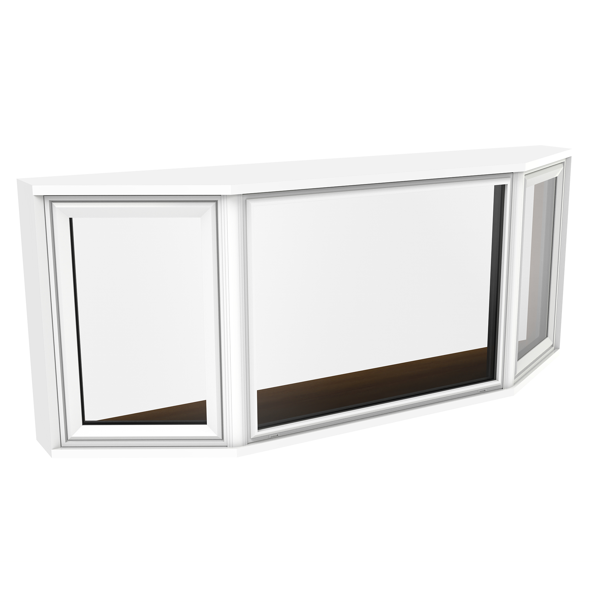 Vinyl Bay Window with Casement Ends