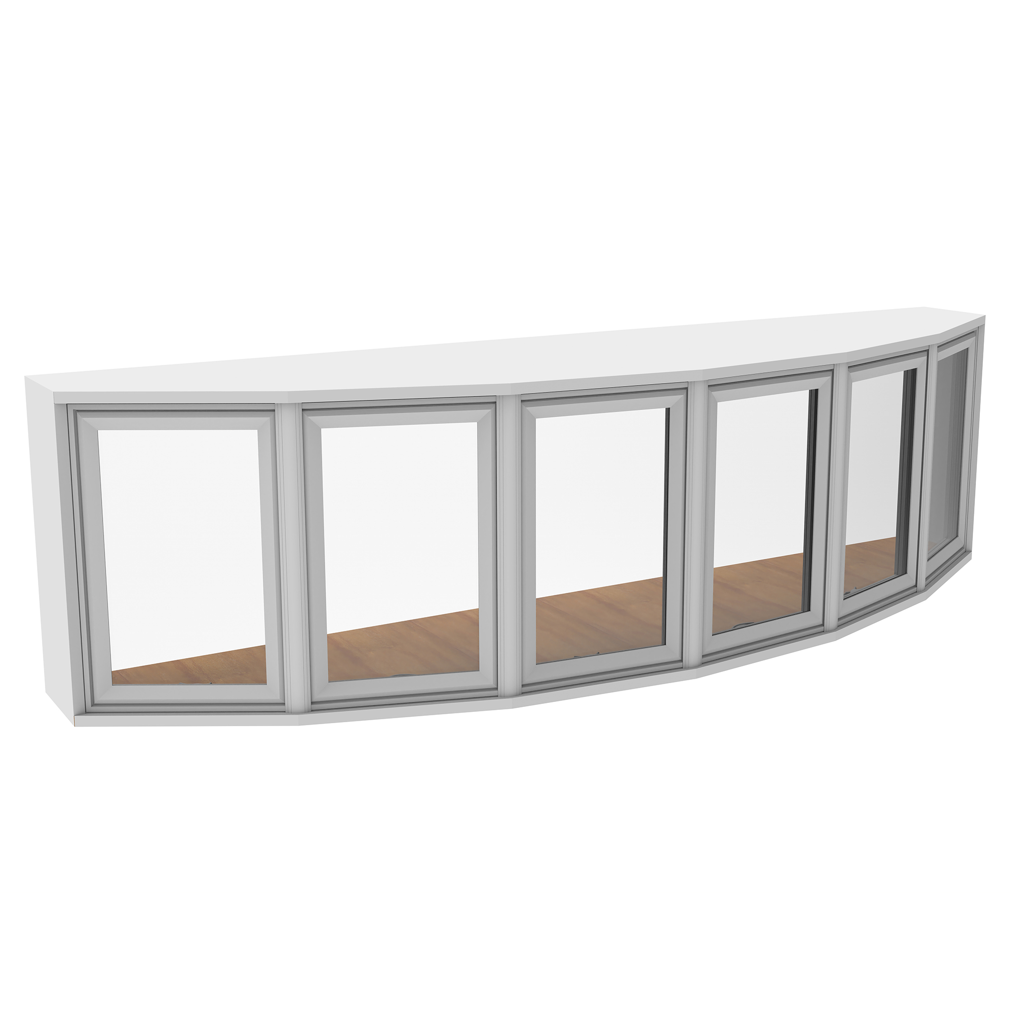 Vinyl 6-Lite Bow Window