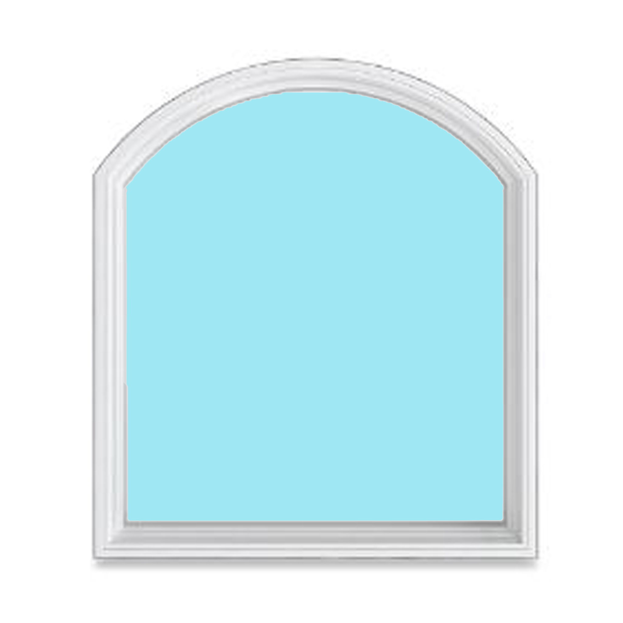 Vinyl Arch Top Window
