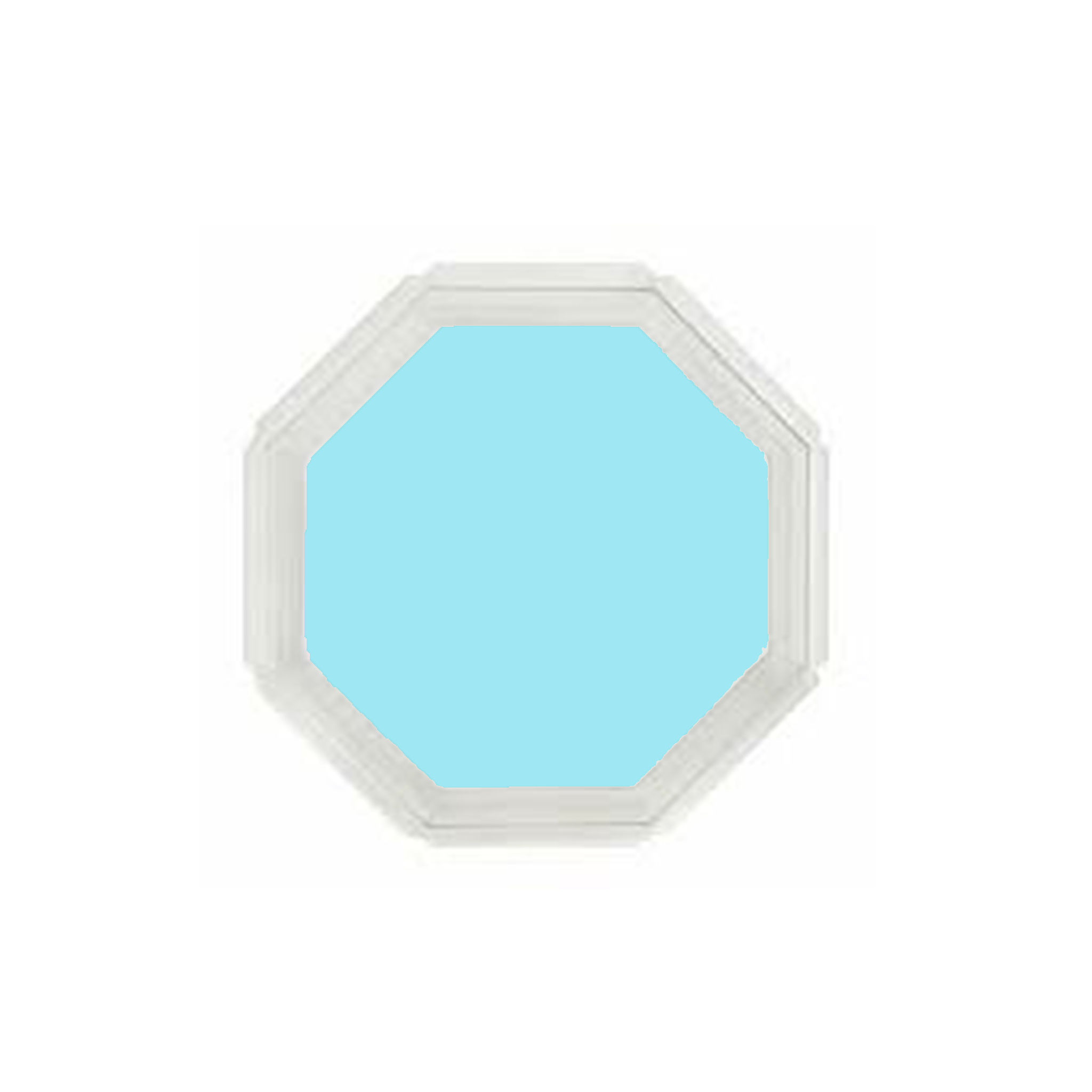 Vinyl Octagon Window