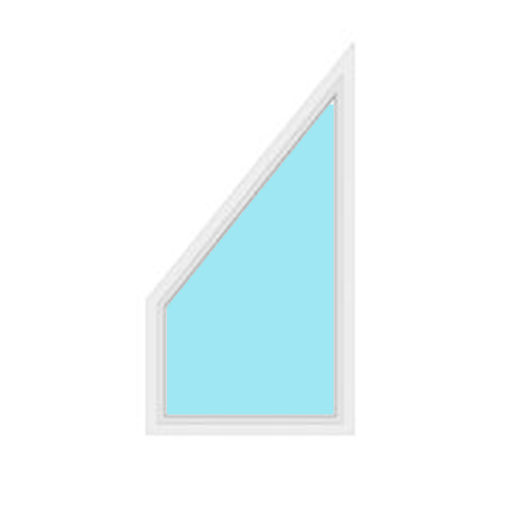 Vinyl Trapezoid Window
