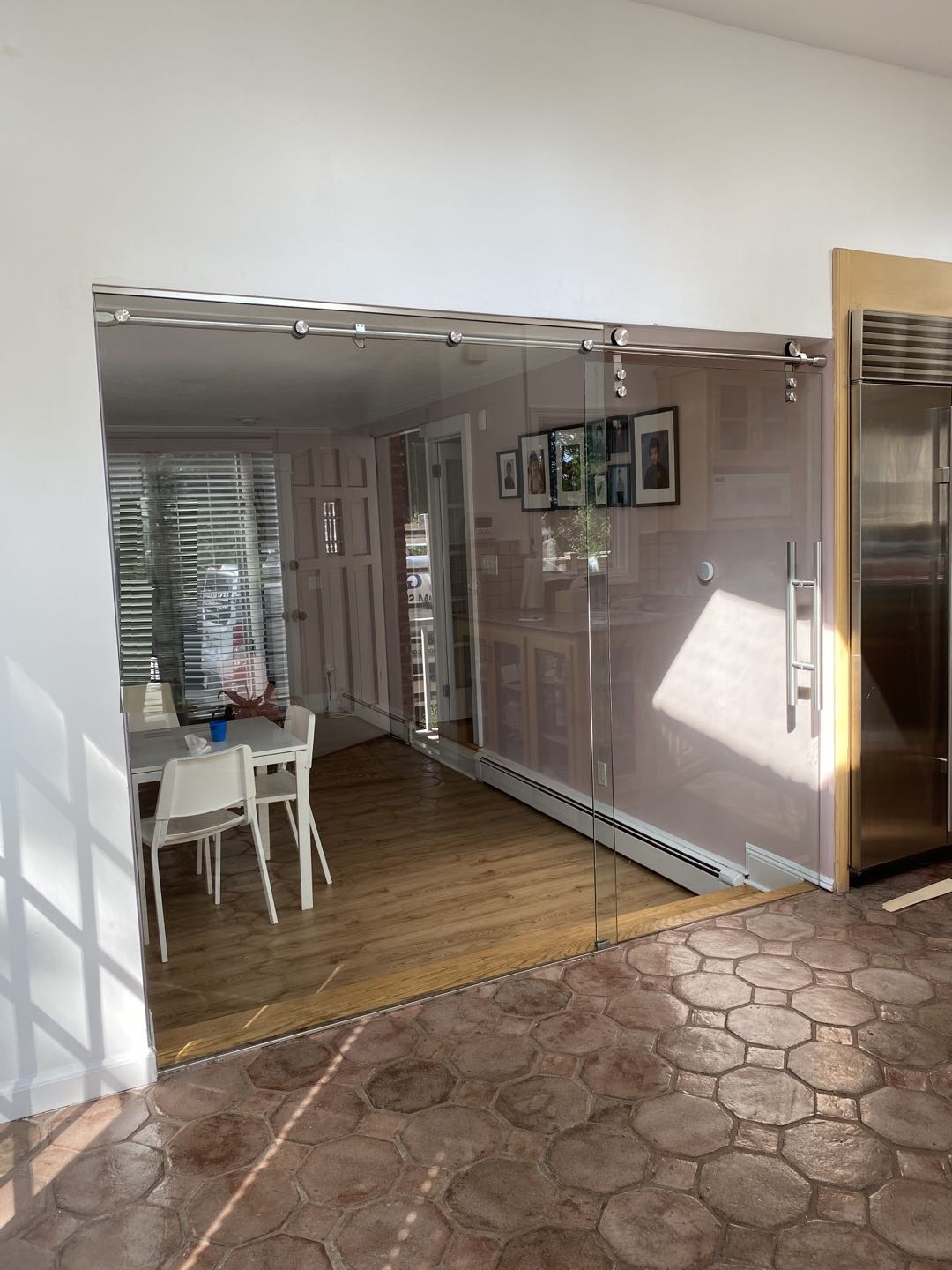 Frameless Sliding Glass Door System