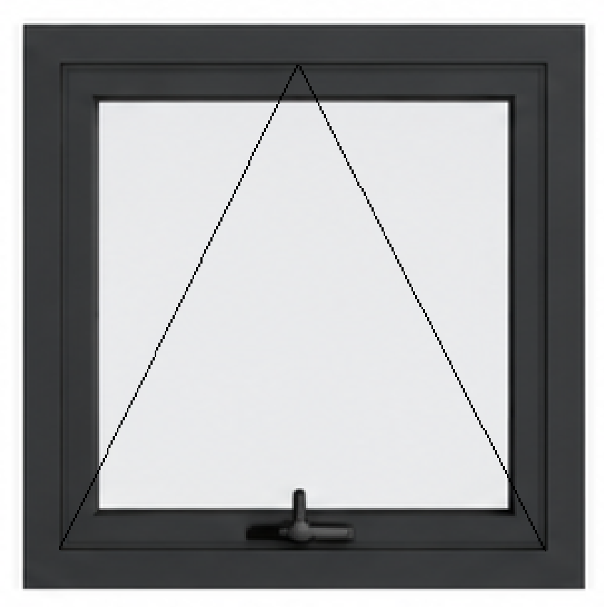 Aluminum Thermal Break Awning Window