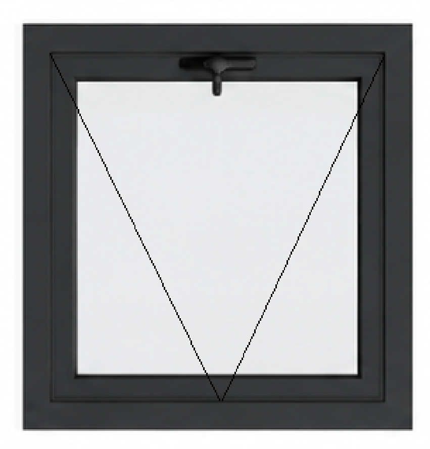 Aluminum Thermal Break Hopper Window
