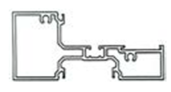 2" x 4-1/2" Aluminum Thermal Break Sill Closed Back (for 1" Glass)