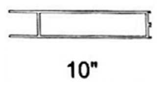 10" Bottom Rail