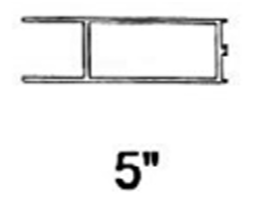 5" Bottom Rail