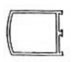 2-1/8" Vertical Stile (Lock)