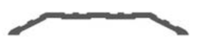 4" x 1/2" Aluminum Saddle Threshold