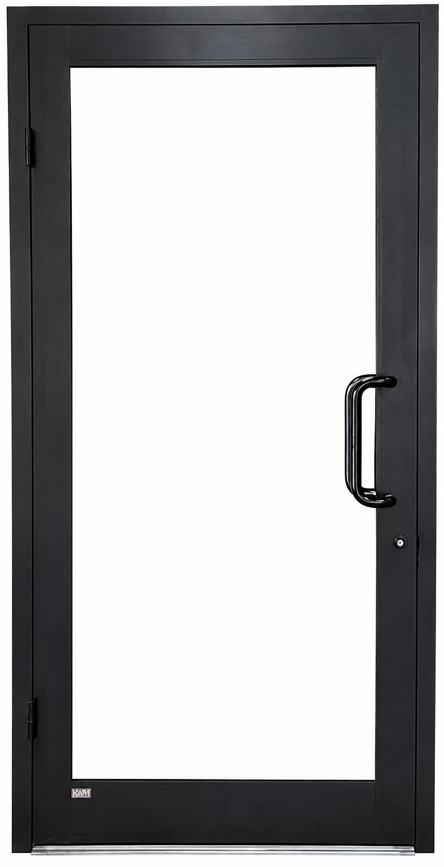 Aluminum Medium Stile Swing Glass Door